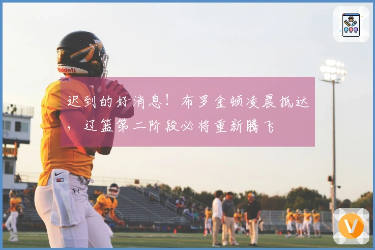 迟到的好消息！布罗金顿凌晨抵达，辽篮第二阶段必将重新腾飞